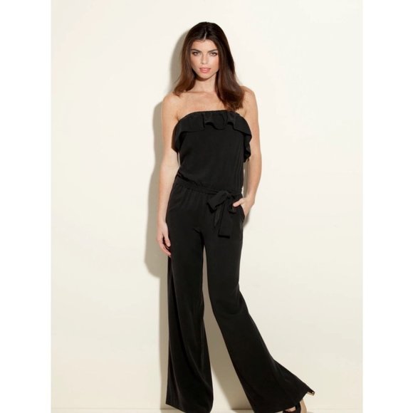 GUESS EVE TUBE SILK JUMPSUIT - Picture 1 of 5